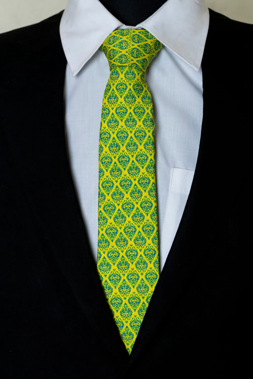 Chokore Green Silk Tie - Indian at Heart range