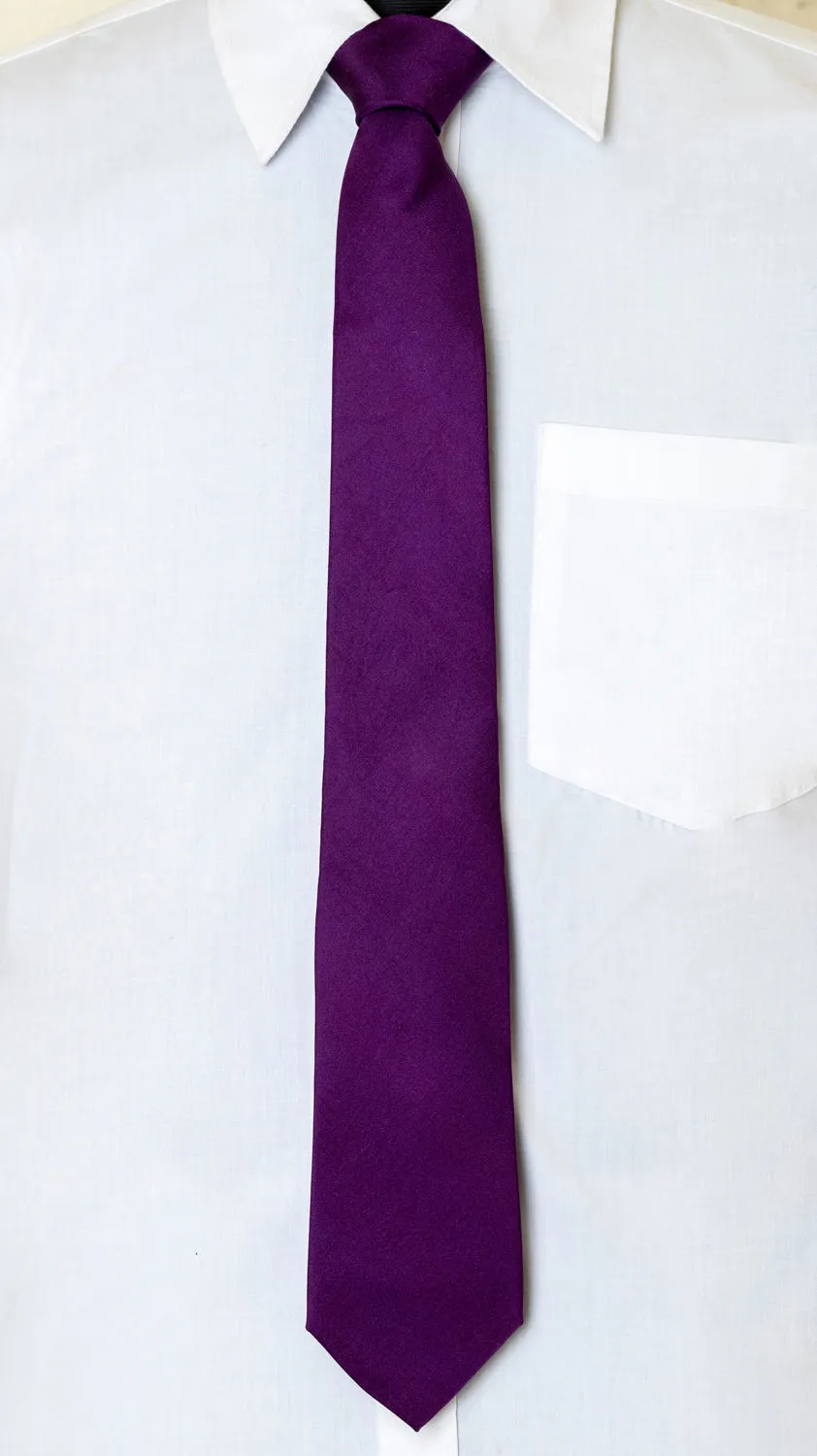 Chokore Purple Silk Tie - Solids range