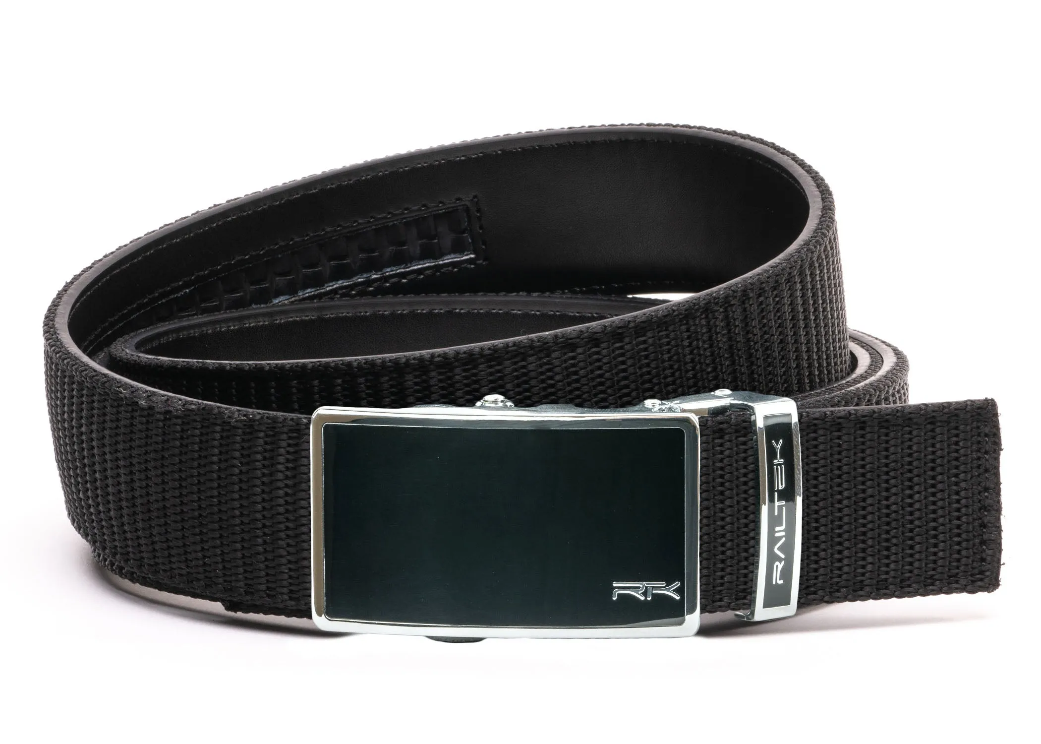 Chrome Black Railtek™ Belt