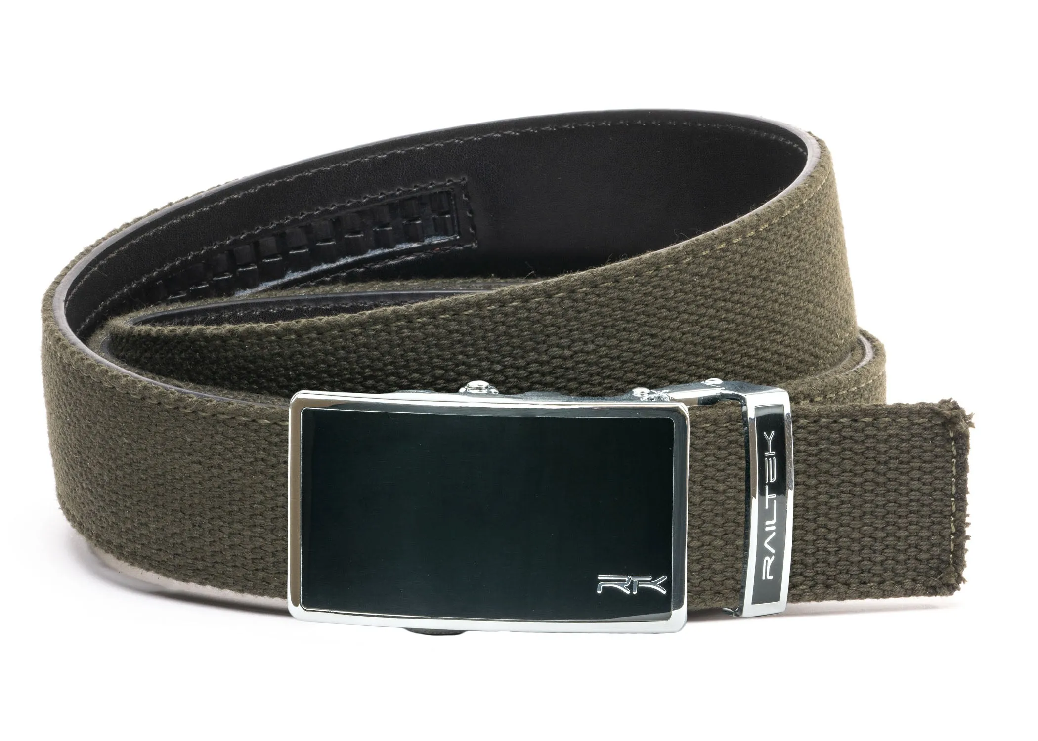 Chrome Black Railtek™ Belt