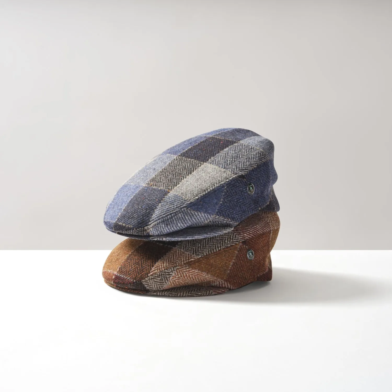 City Sport - Cool Comfort - Wool Flat Cap - Brown Check 4491