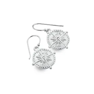 Compass earrings