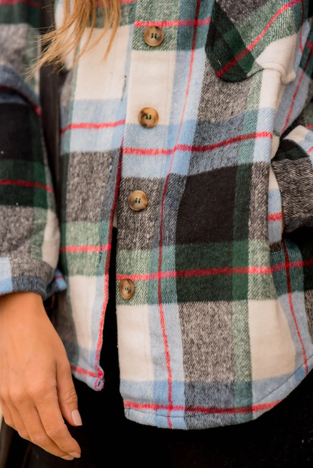 Cozy Vibes Plaid Shacket