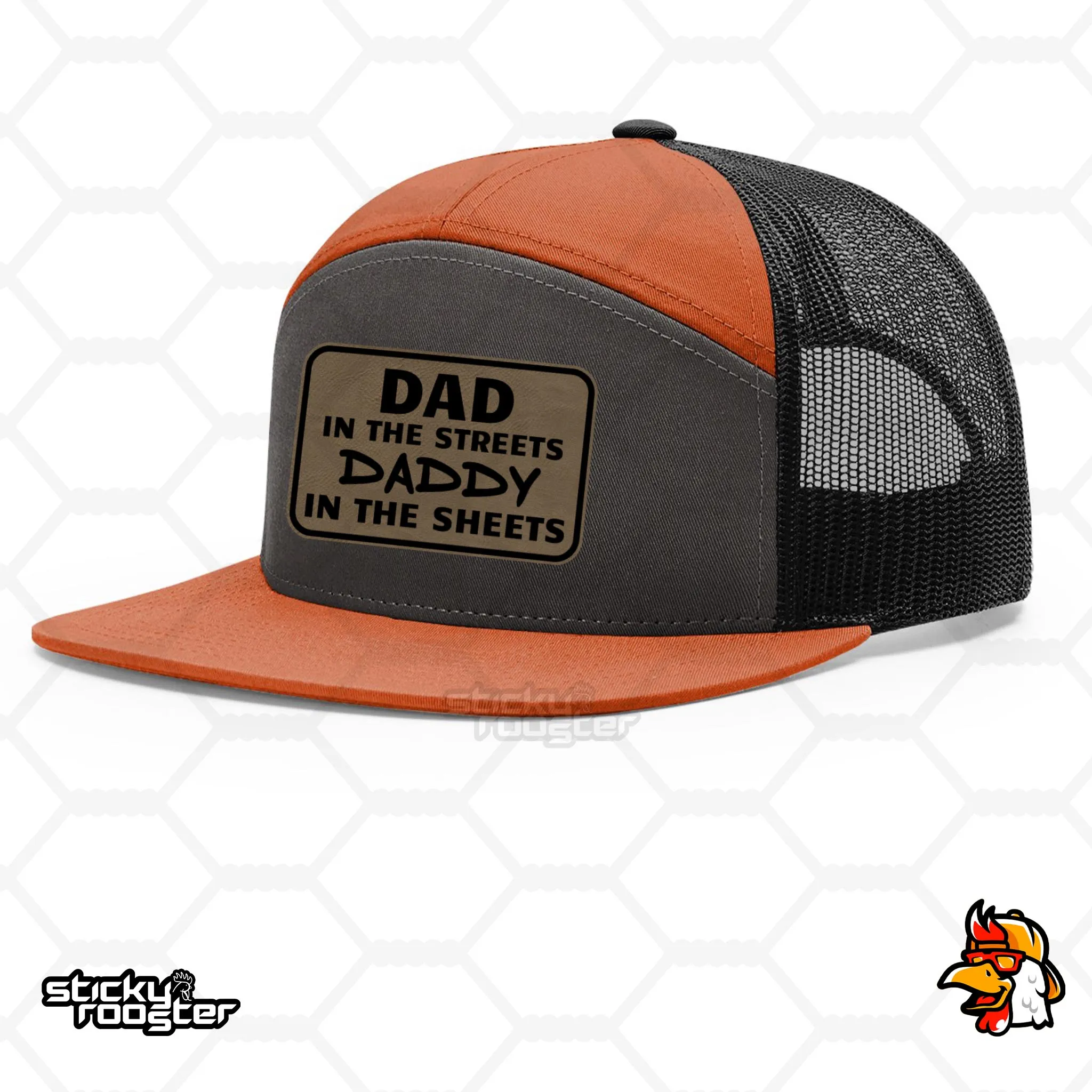 Dad In The Streets Leather Patch hat