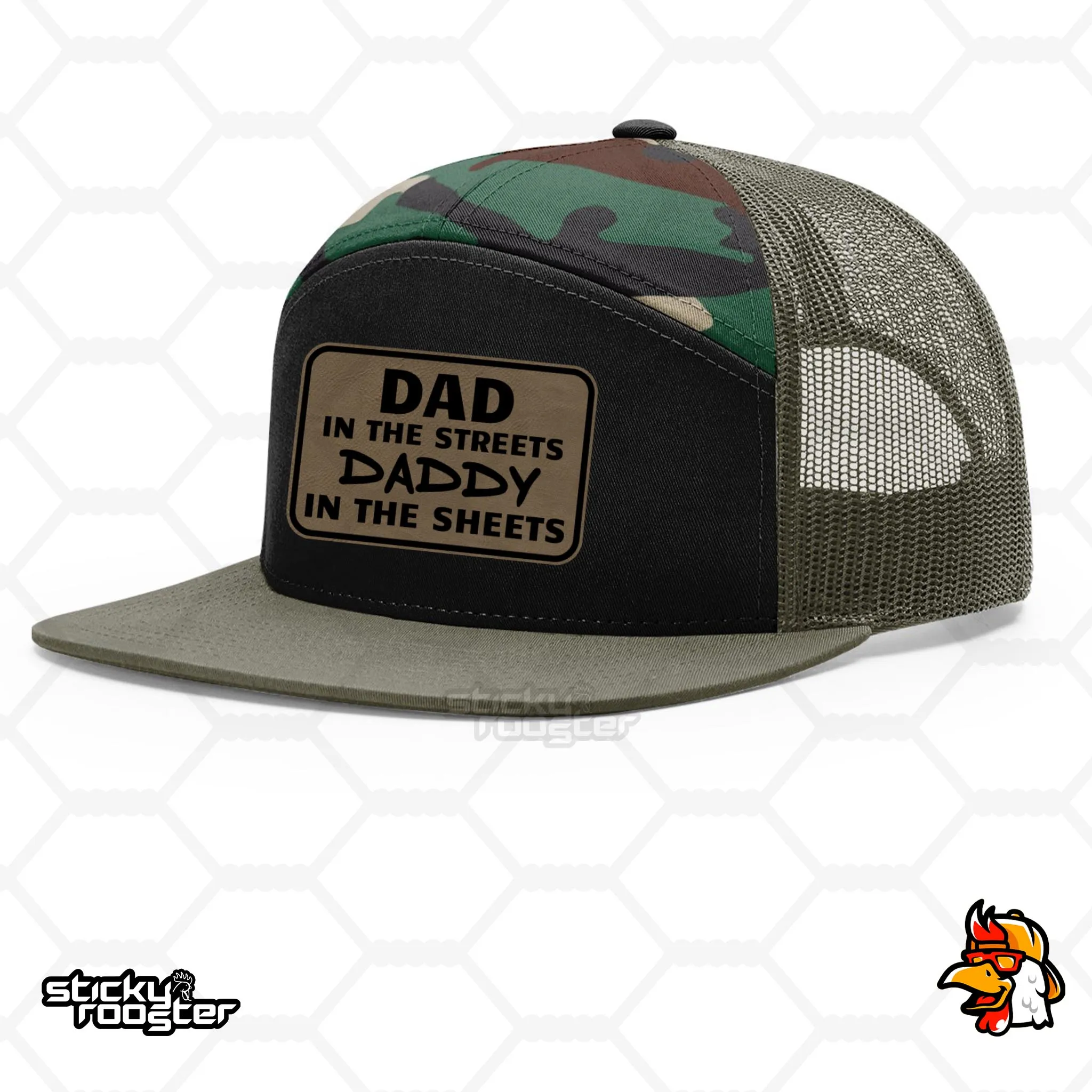 Dad In The Streets Leather Patch hat