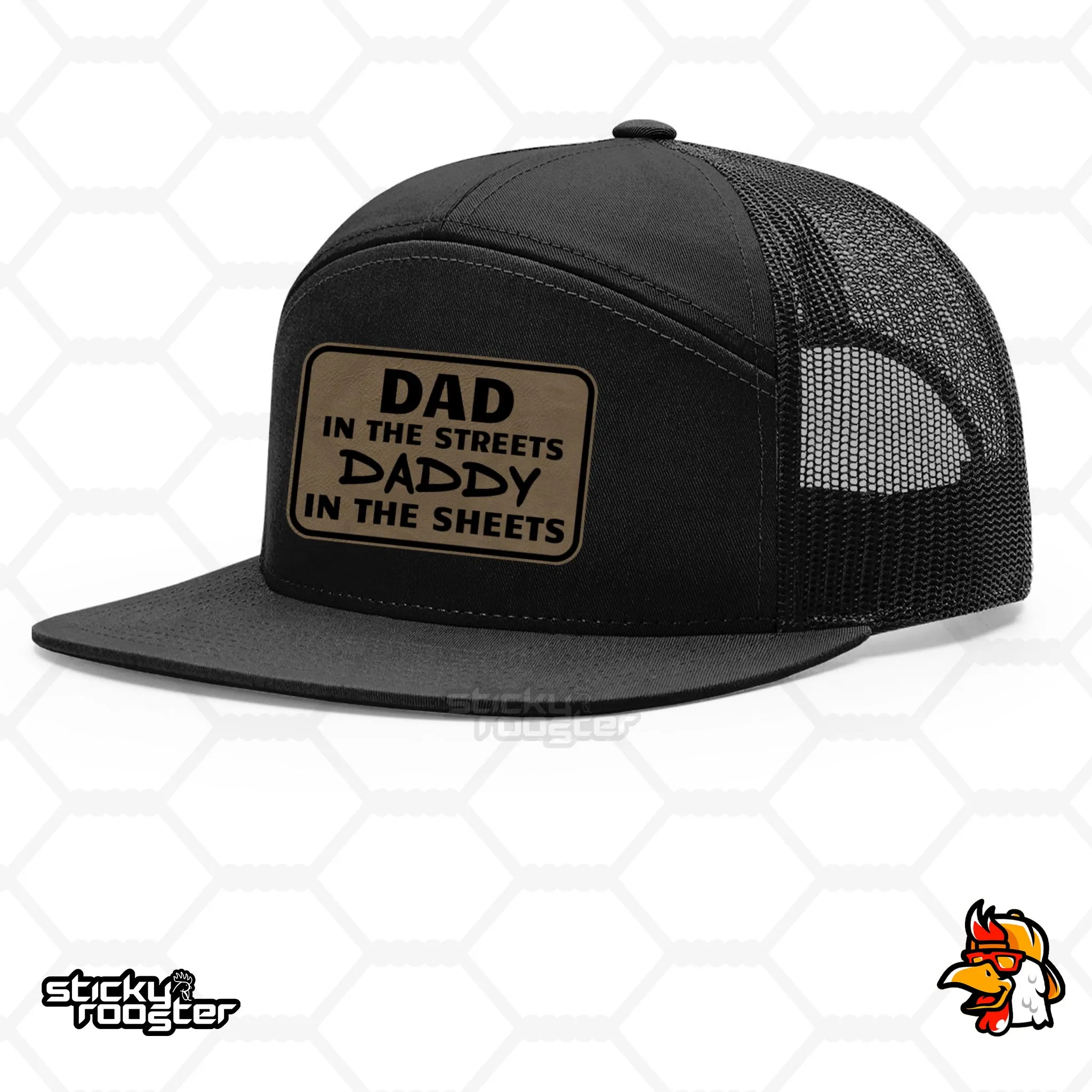 Dad In The Streets Leather Patch hat