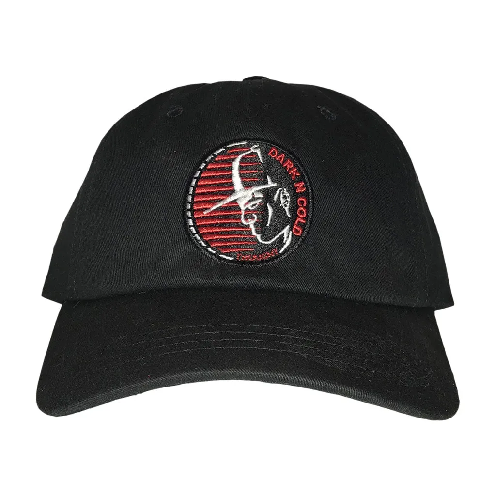 Darkncold Capman Adjustable Dad Hat Black Red