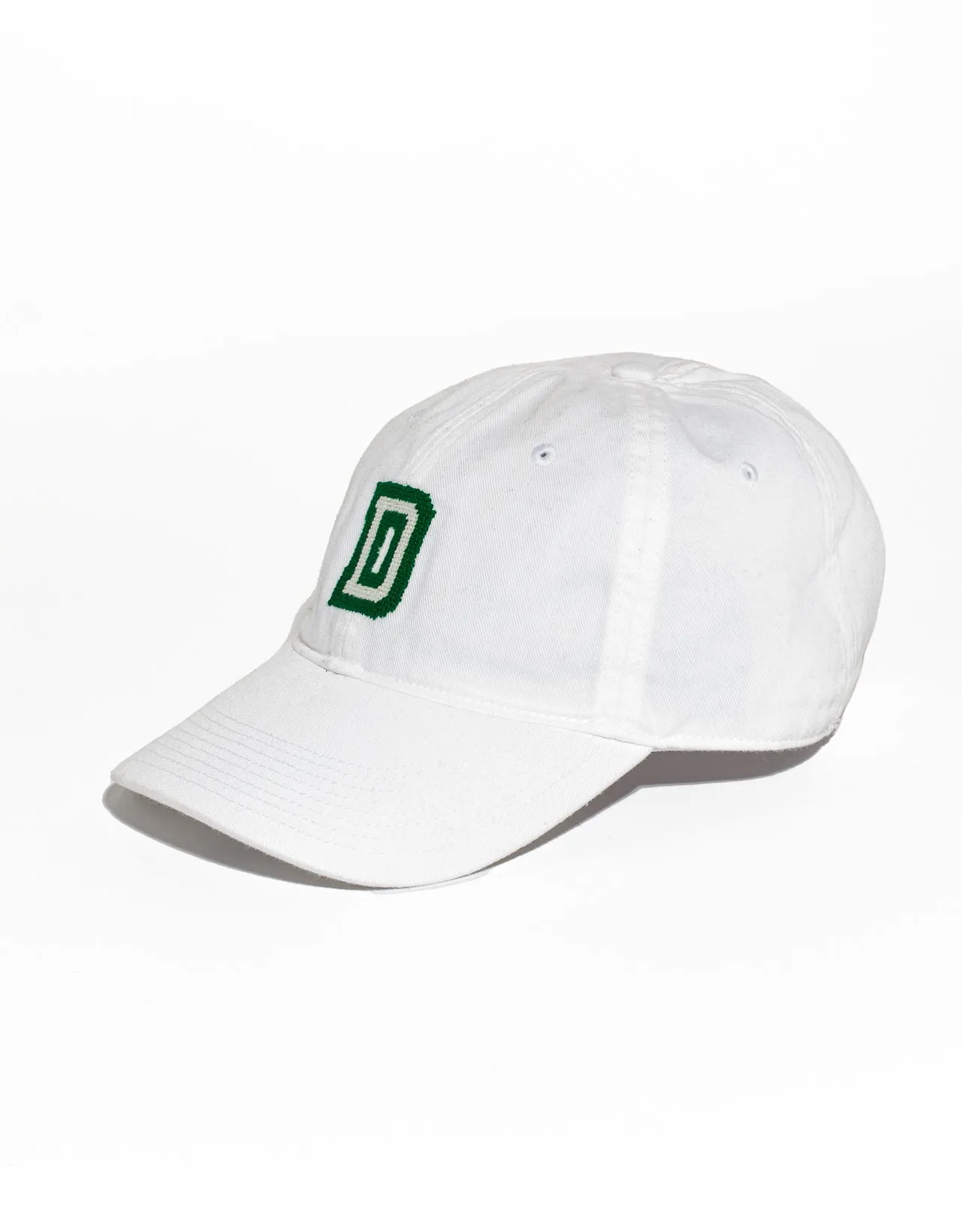 DARTMOUTH COLLEGE NEEDLEPOINT HAT - WHITE