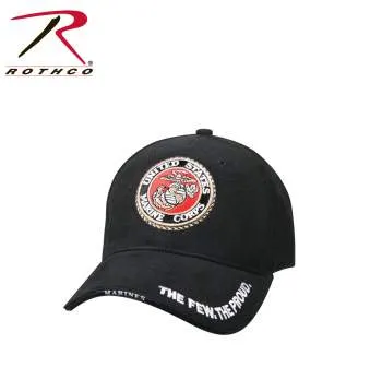 Deluxe Low Profile Cap With USMC Eagle, Globe & Anchor Logo