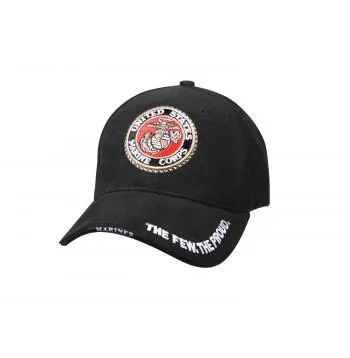 Deluxe Low Profile Cap With USMC Eagle, Globe & Anchor Logo