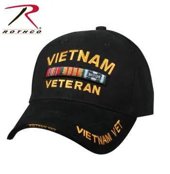 Deluxe Low Profile Vietnam Veteran Insignia Cap