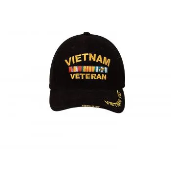 Deluxe Low Profile Vietnam Veteran Insignia Cap