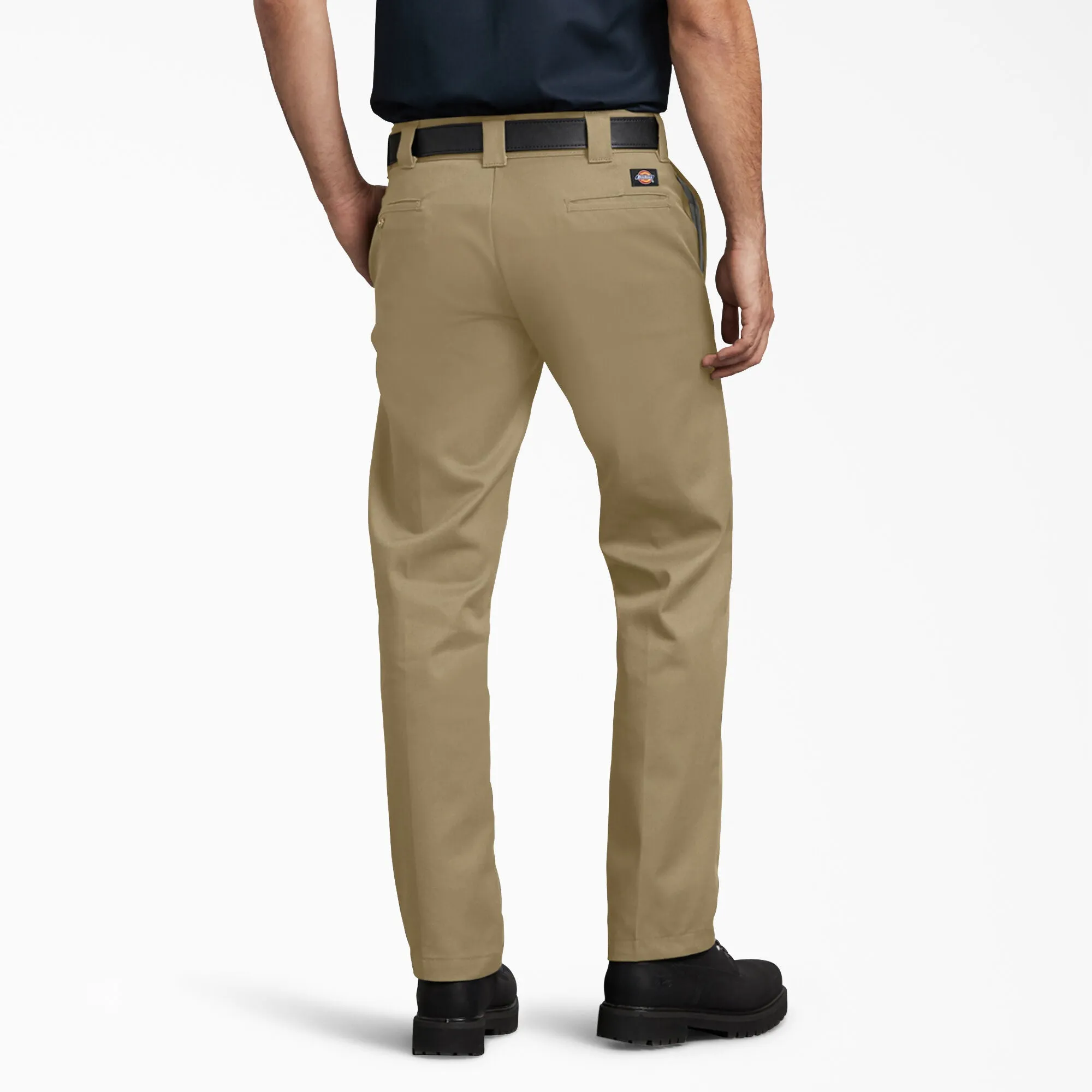 DICKIES 873 Slim Fit Straight Leg Work Pants - Khaki