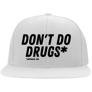 Don't Do Drugs /White Flexfit Cap