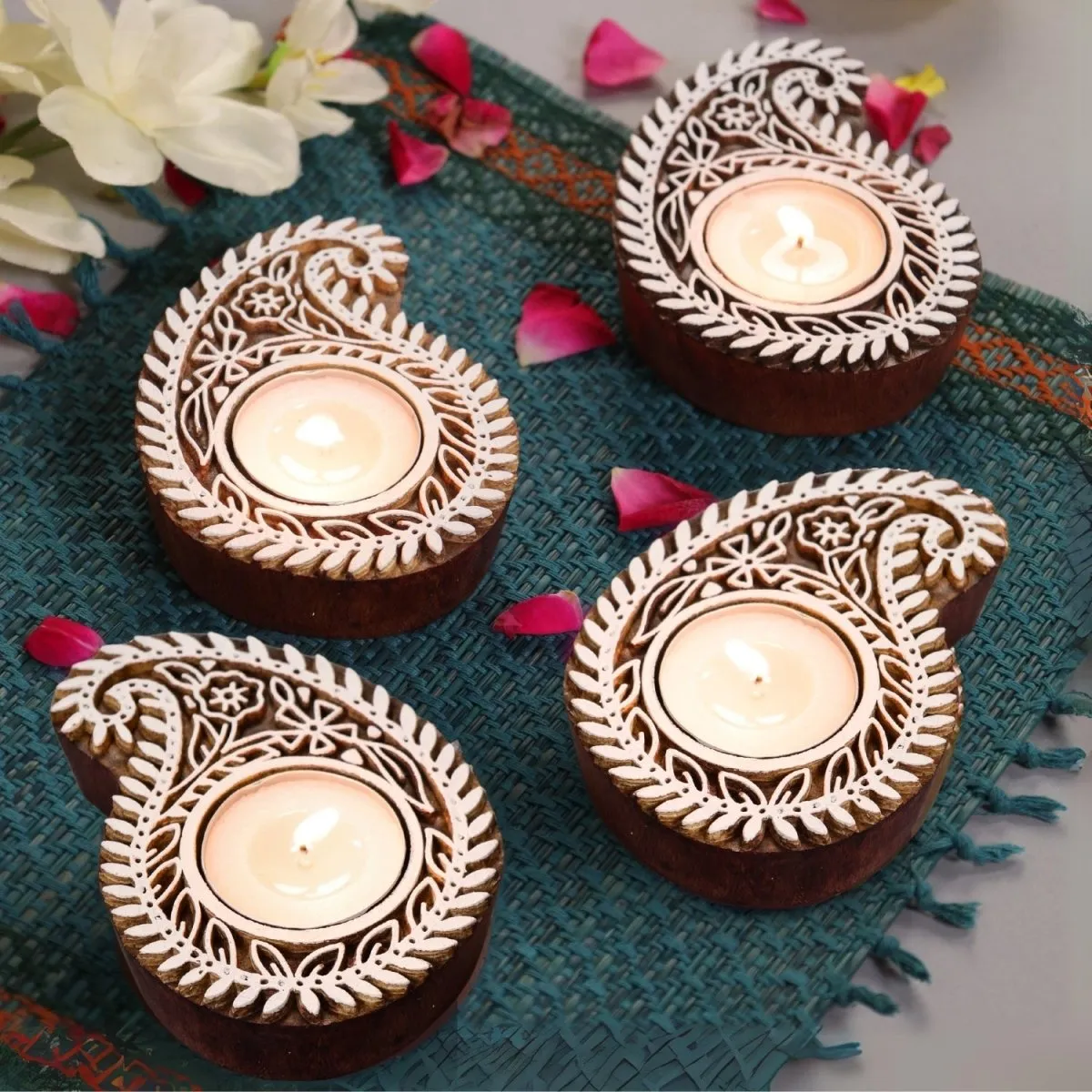 Engraved Diyas | Festive Decor Items | Handmade in India