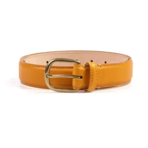 Feather Edge Belt - Mustard Badalassi Minerva Box