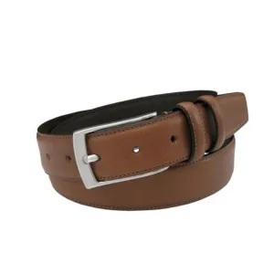 Florsheim Mens Italian Leather Cognac Belt 1458