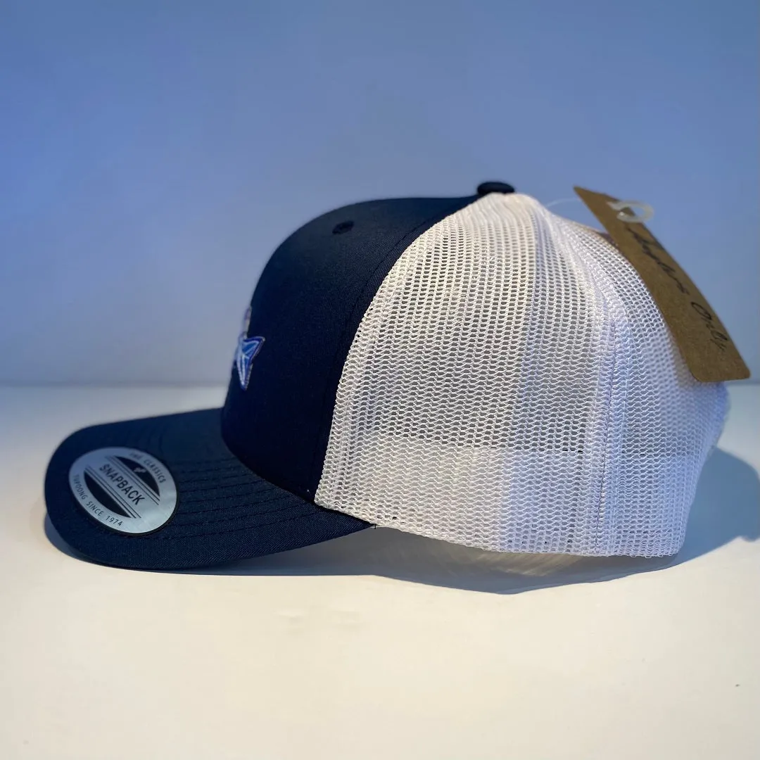 'Geobaars' Trucker - Navy & White