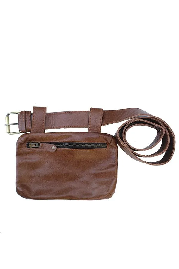 Hang Freely Leather Hip Pack