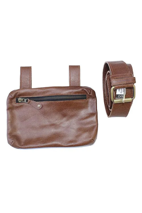 Hang Freely Leather Hip Pack