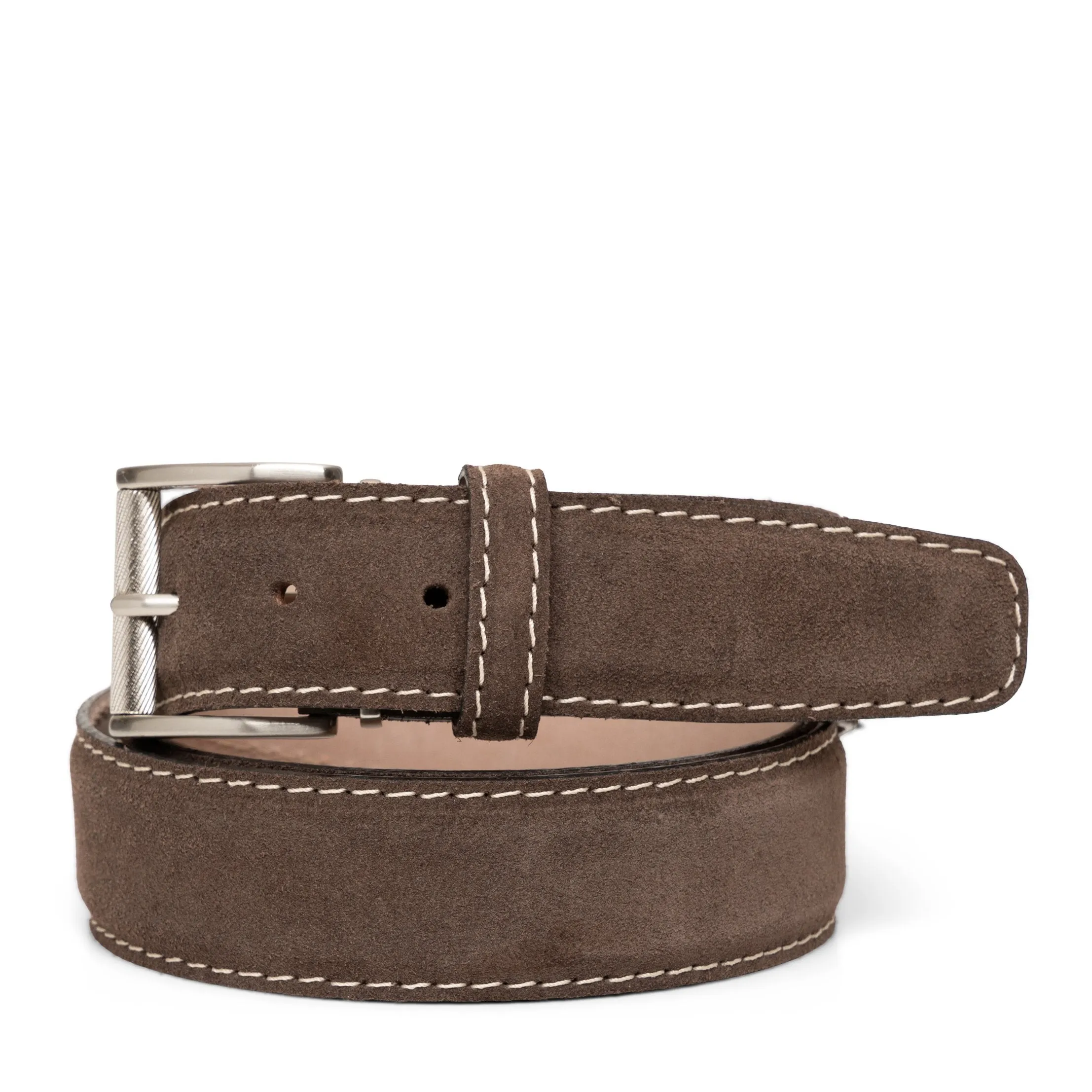 LEN Belt Italian Suede Chocolate STK