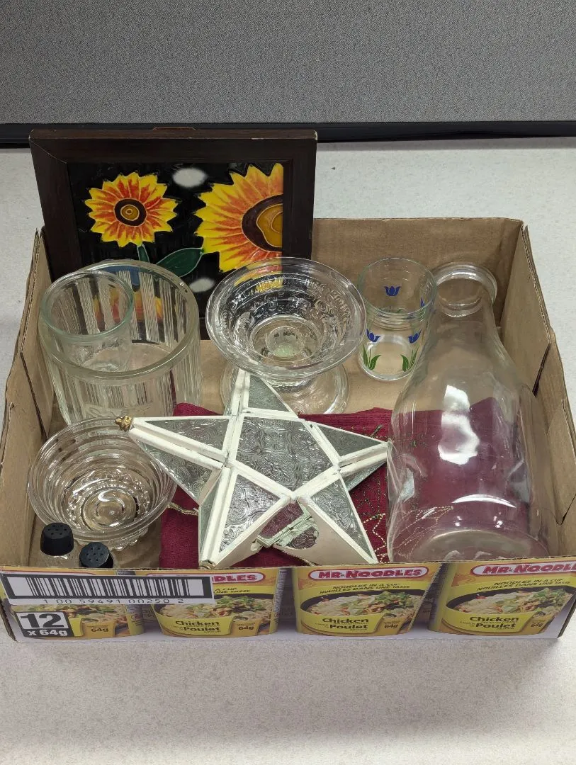 Lot of Assorted Glass Items