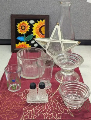 Lot of Assorted Glass Items