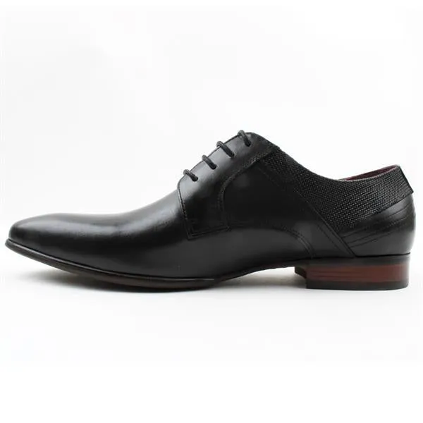 Morgan & Co Men's Black Laced Shoe MGN1100