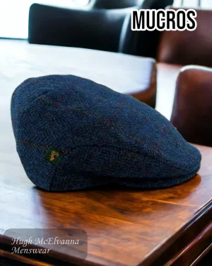 Mucros Trinity Navy Irish Tweed Cap - 34