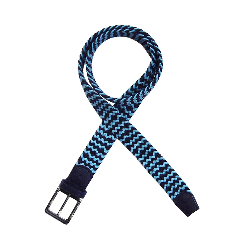 Navy & Blue Zig Zag Belt