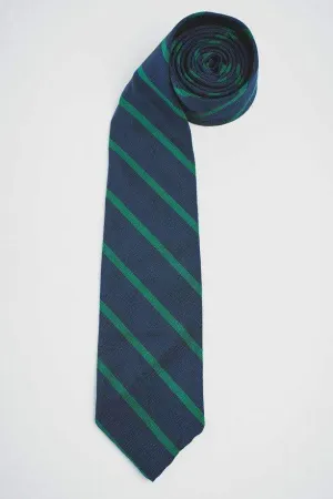 NAVY MOGADOR WITH GREEN STRIPE