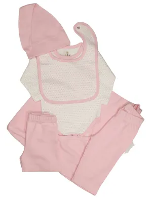 Newborn Baby Bundle: Set of 6 Items - Pink