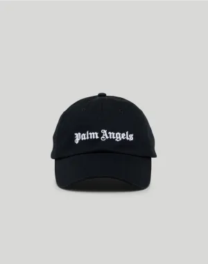 Palm Angels Classic Logo Cap Black White