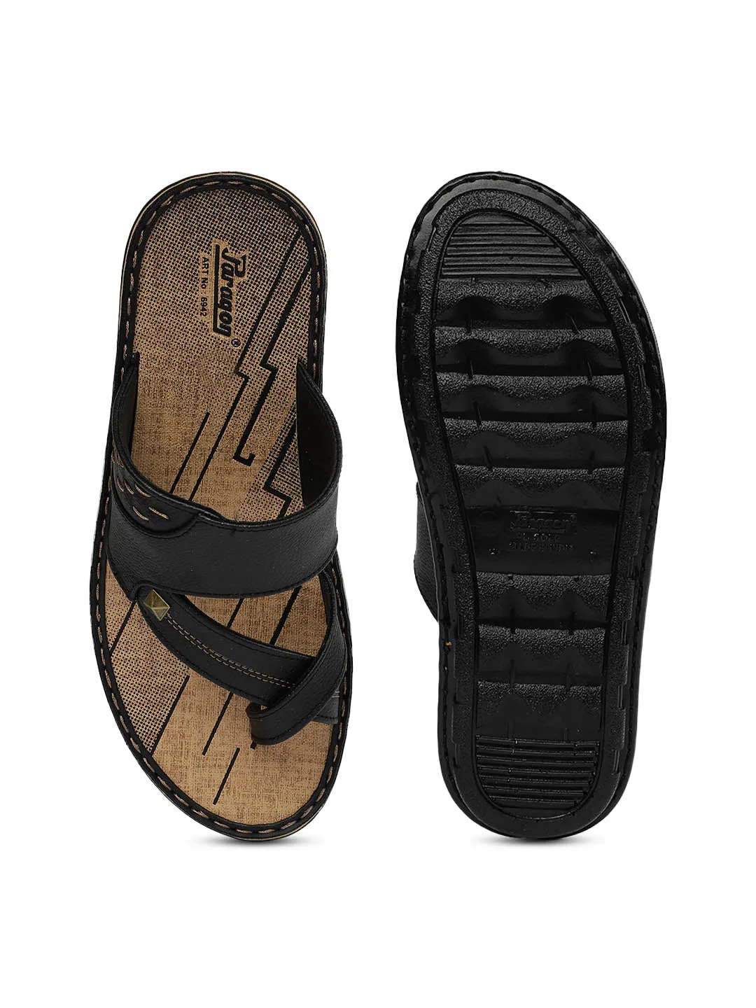 Paragon PU6942G Men Stylish Sandals | Comfortable Sandals for Daily Outdoor Use | Casual Formal Sandals with Cushioned Soles