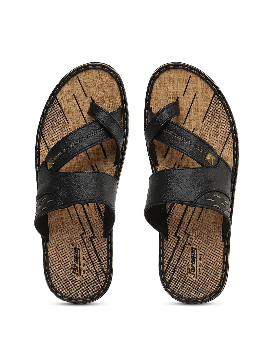 Paragon PU6942G Men Stylish Sandals | Comfortable Sandals for Daily Outdoor Use | Casual Formal Sandals with Cushioned Soles