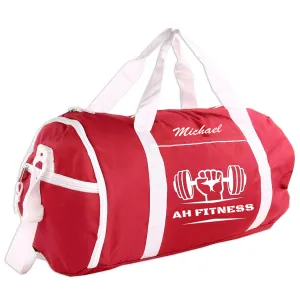 Personalized Sport/Gym Roll Duffel Bag - Fitness (Available in 4 Colors)