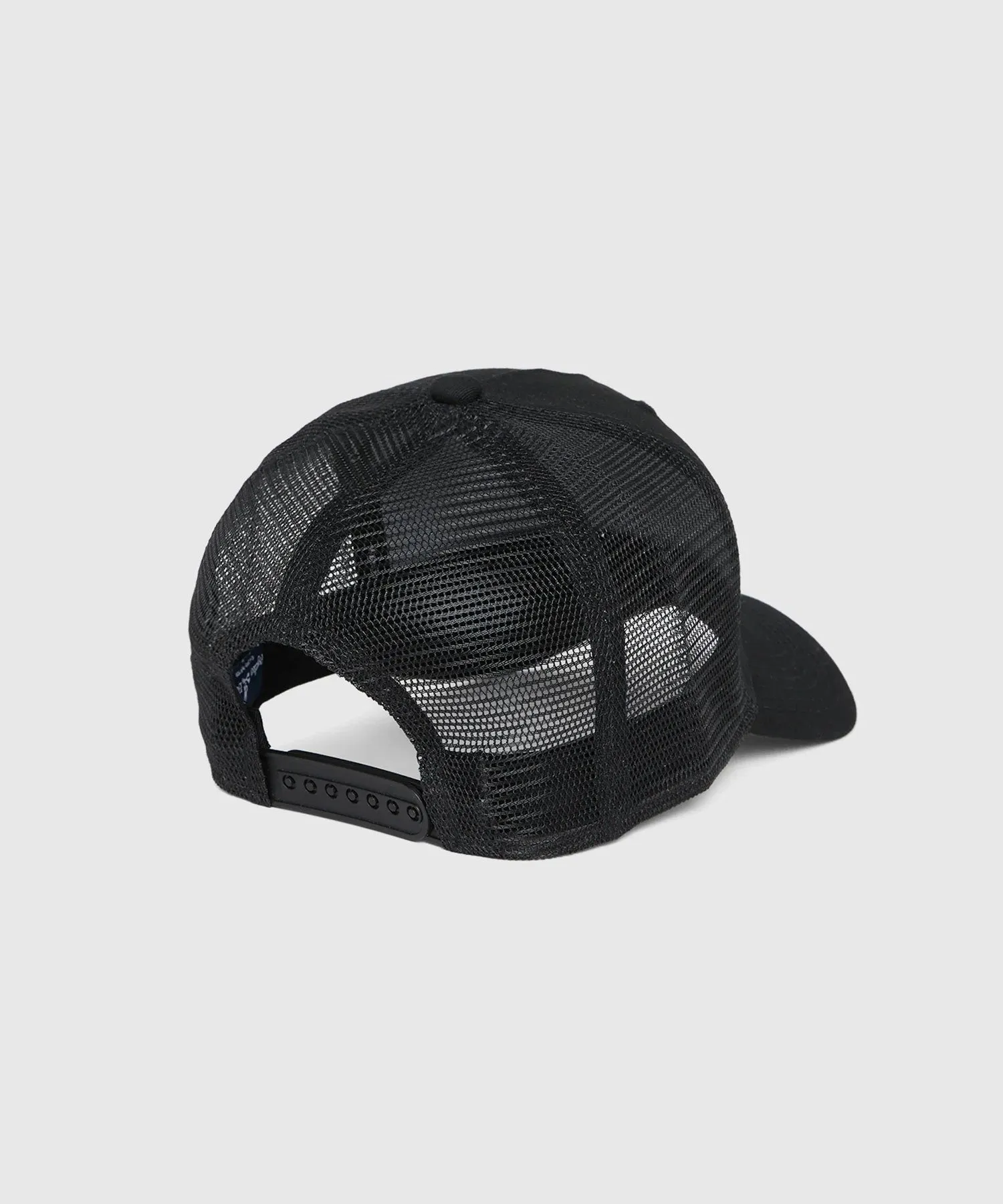 Psycho Bunny Damon Trucker Baseball Cap - Black