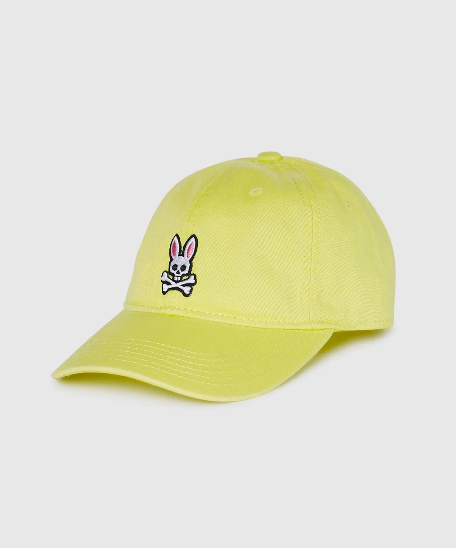 Psycho Bunny Men's Sunbleached Cap - Lemon Tonic