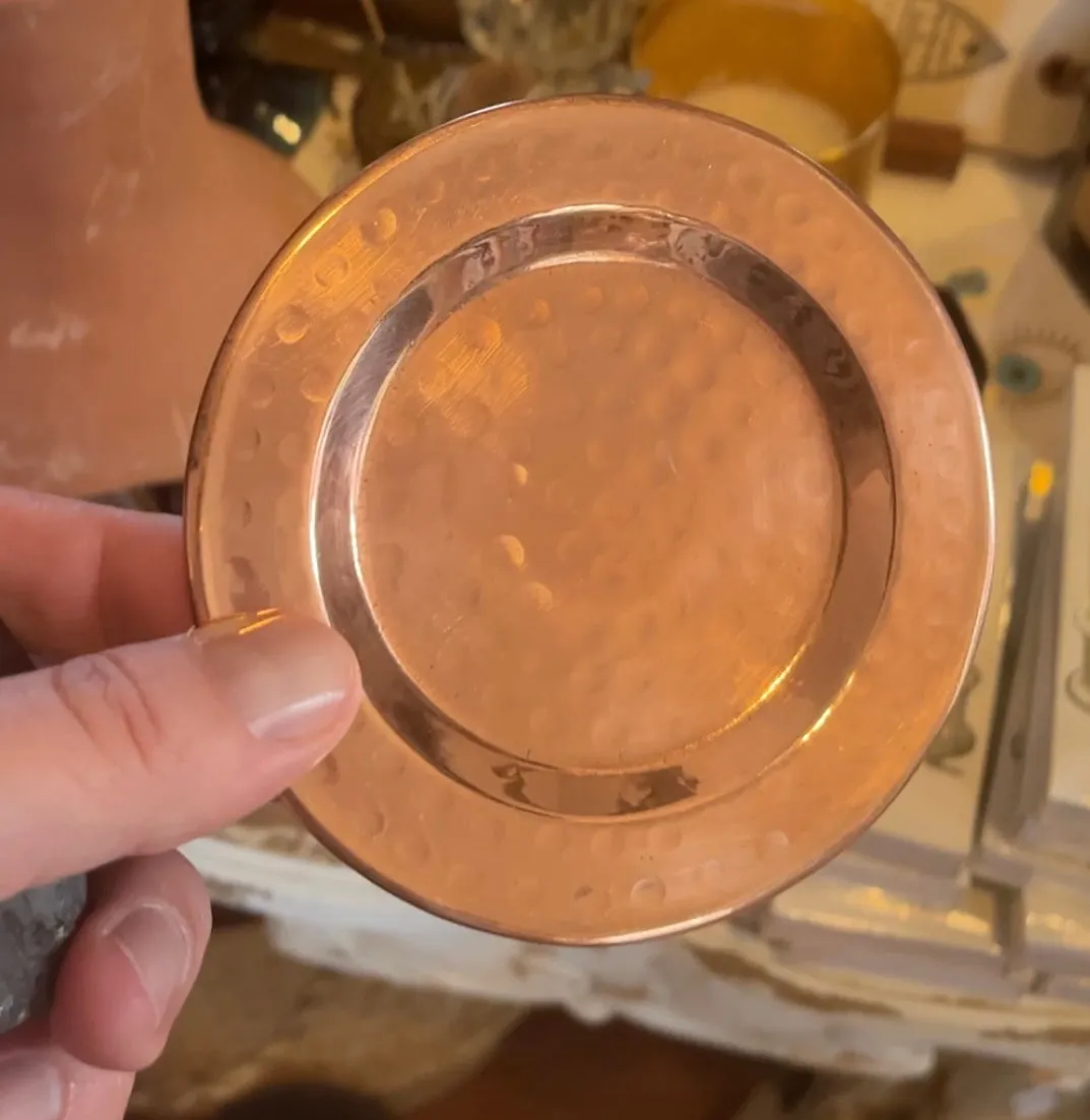 Pure copper altar plate