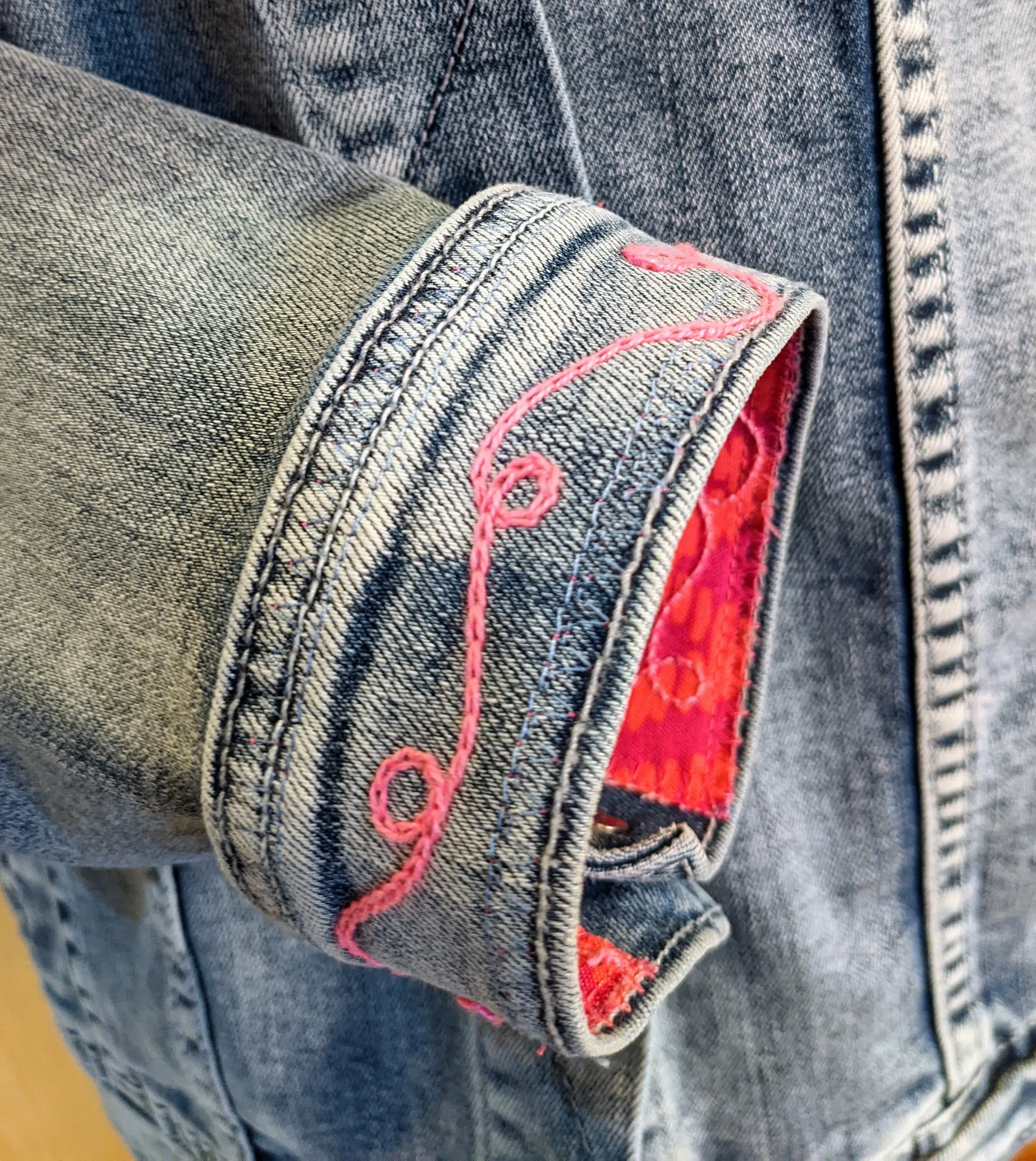 Purple PRCA Bull Dogger | Jean Jacket