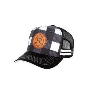 Roper Trucker Cap | Black/White