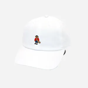 ROSTER BEAR SK8 DAD CAP - WHITE