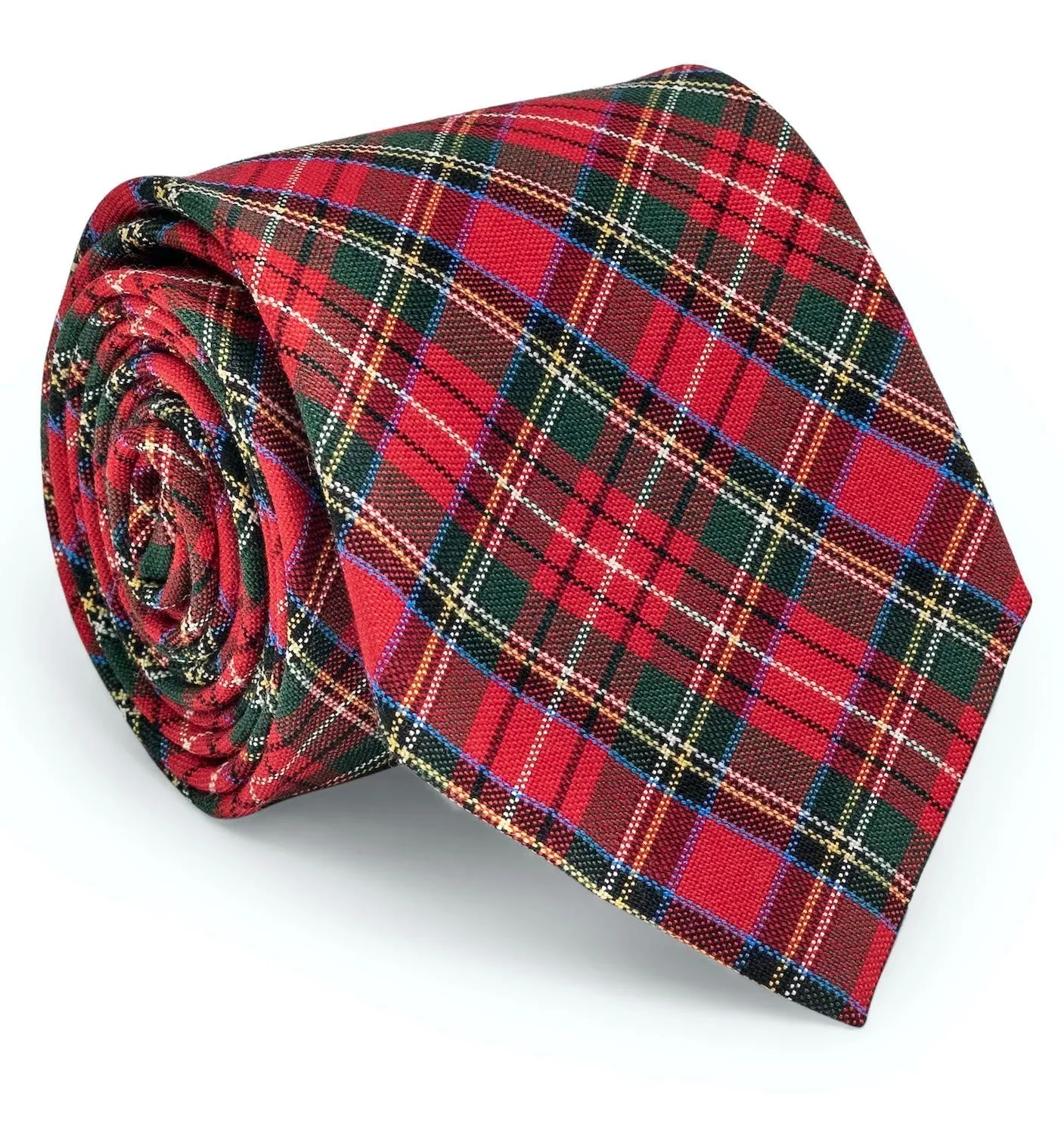 Royal Stewart Tie Prince of Wales Plaid