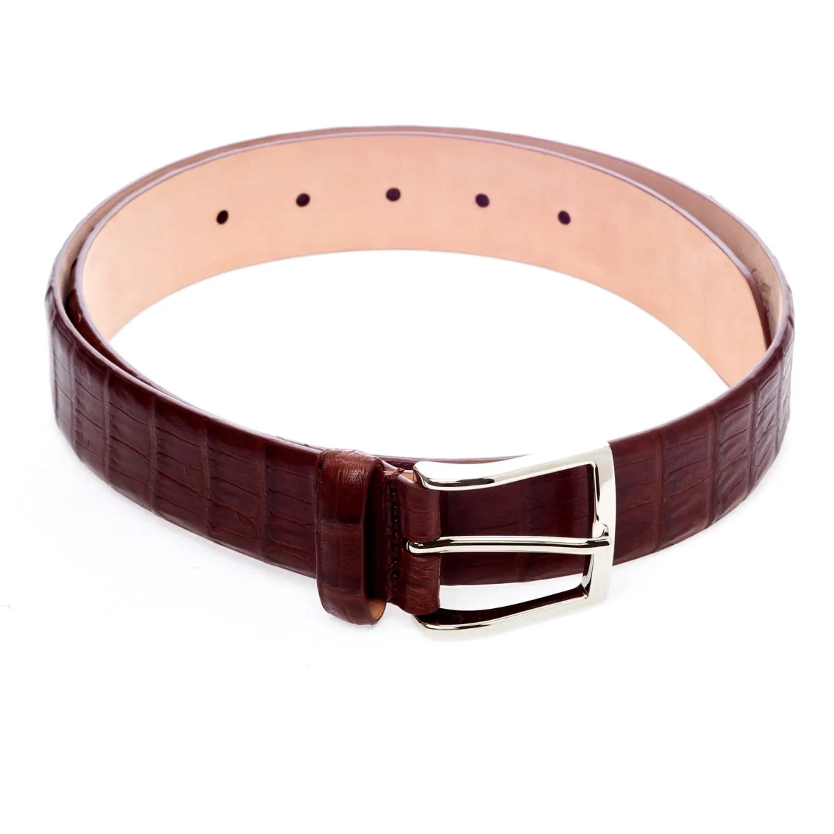 Sovereign Grade Cognac Crocodile Belt