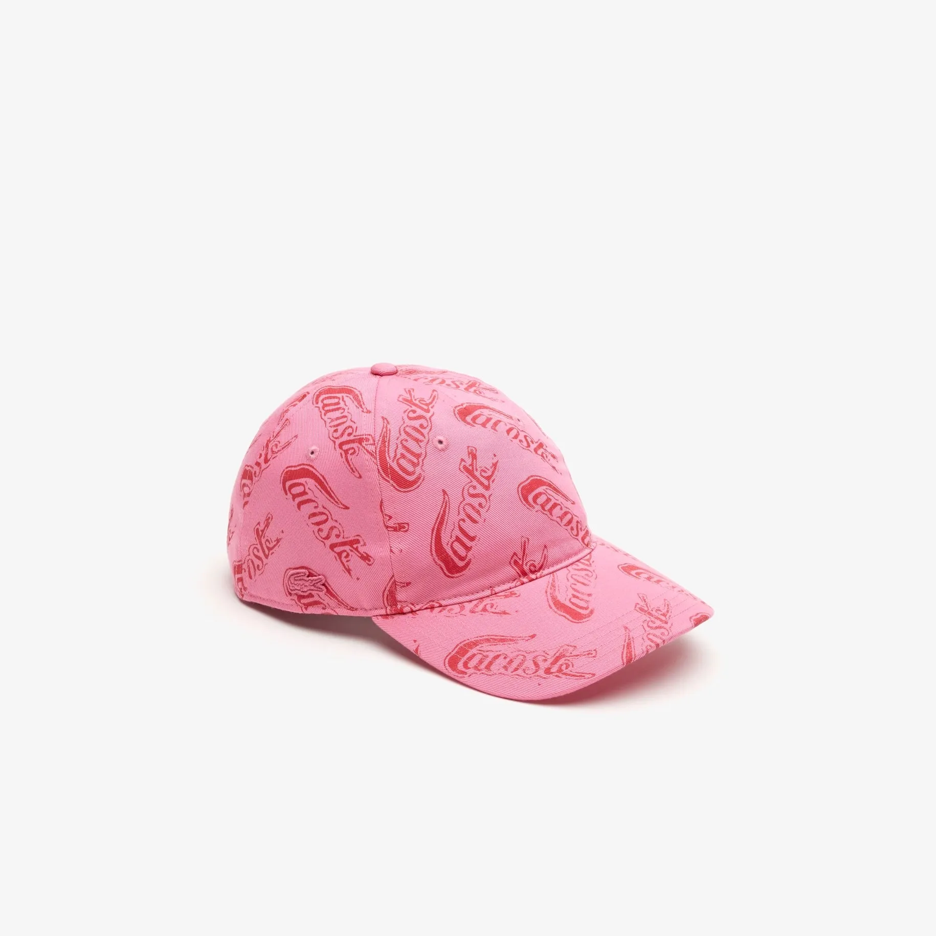 Unisex Lacoste Organic Cotton Vintage Print Cap