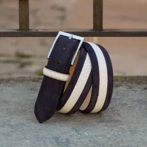 Venice Belt Navy Lux Suede