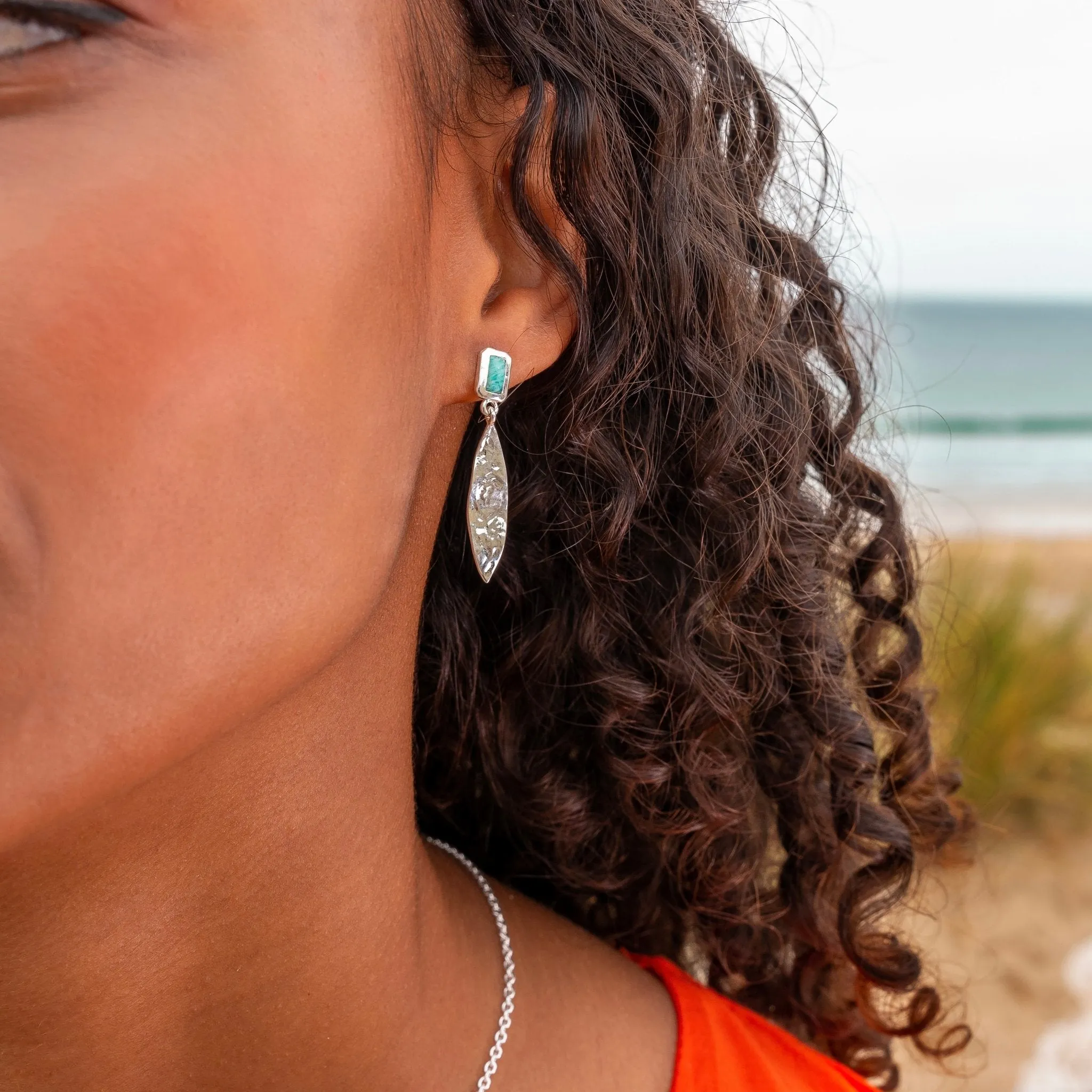 Wanderlust amazonite earrings